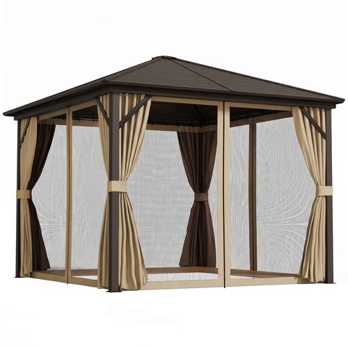 Outsunny 3x3 hardtop gazebo - outsunny,