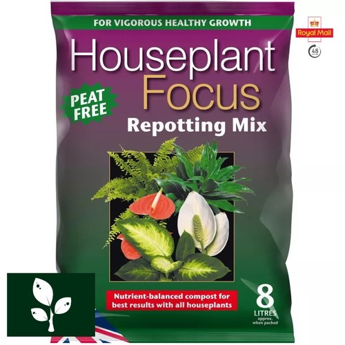 Houseplant focus repotting mix - houseplant,