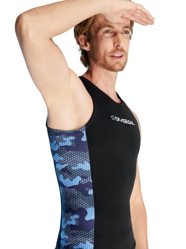 Men wetsuit diving vest - men,