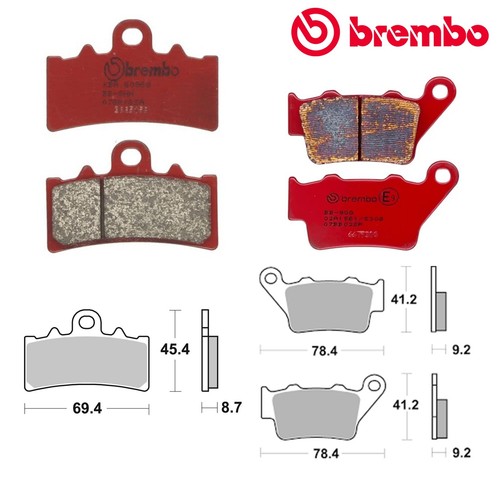 Brembo red sinter - red, brake