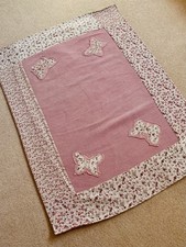 Vintage Laura Ashley Bella Butterfly Rug 120cm x 90 cm. Very good condition.