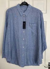 NEW M&S Ladies Light Chambray