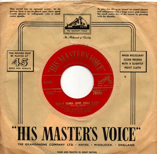 Jussi bjorling nessun dorma - bjorling:nessun,