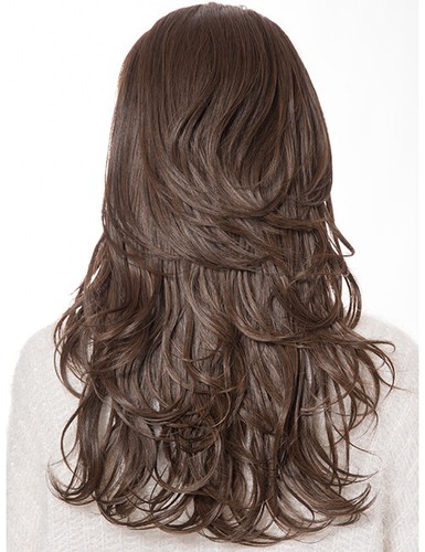 Koko half wig long - half, wavy