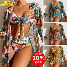 NEW Women 3 Piece Print Bikini