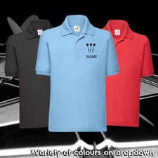 Kids Darts Personalised Polo