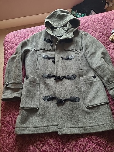 Topman wool grey parker - topman, xl