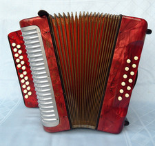 Hohner Double-Ray De Luxe Melodeon B C 12-bass