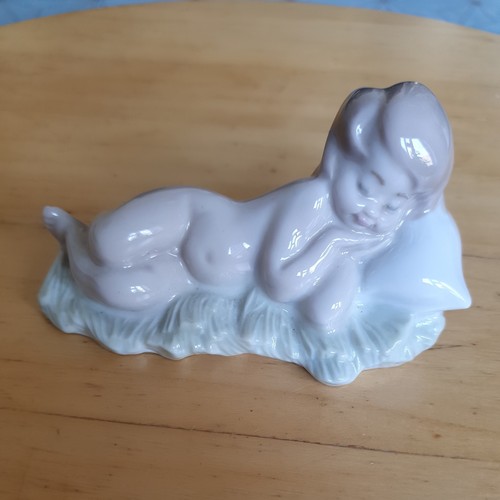 Lladro sleeping child - child, on