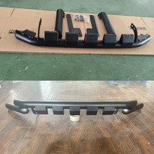 76MM Matt Black Toyota Hilux Spoiler Bar Tiger Double Spoiler Bar 2015+