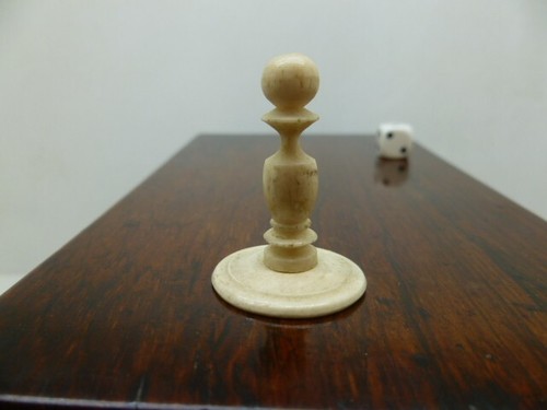 Bone chess pawn 35mm antique - bone,