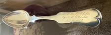ANTIQUE COIN SILVER ENGRAVED