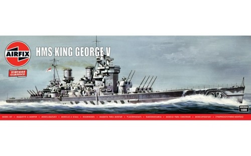 Airfix 600 hms king george - king,