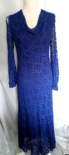 Vintage 1930 blue lace - vintage,