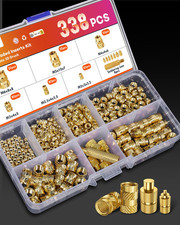 338PCS Threaded Inserts for