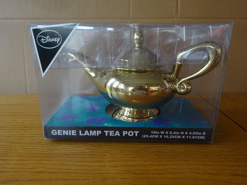 Ceramic disney genie gold lamp - disney,