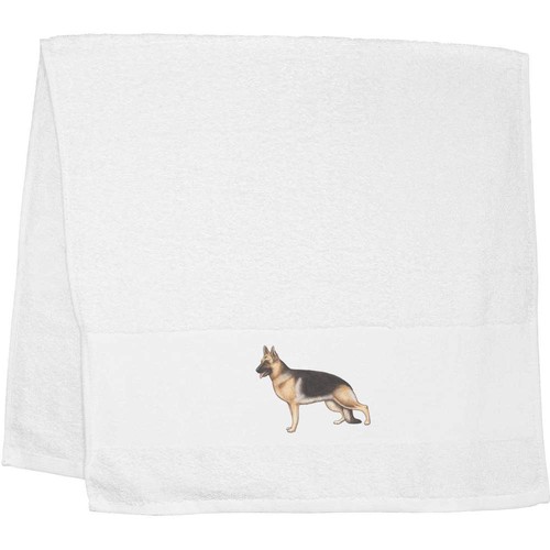 German shepherd hand towel - towel,