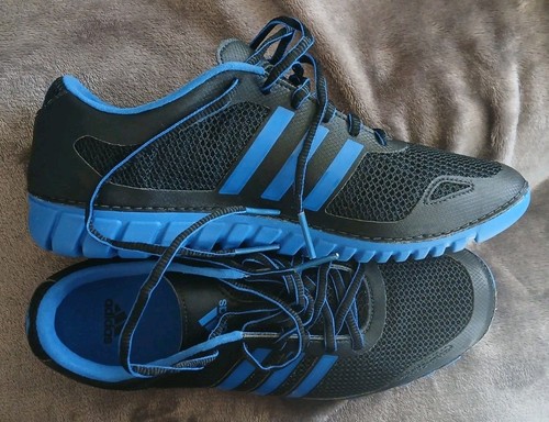 Adidas black trainers fluid - black,