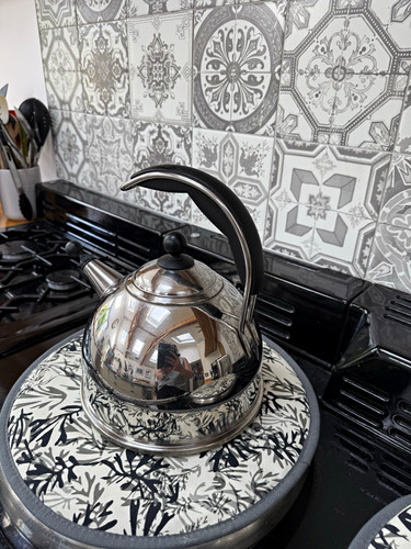 Aga stainless steel stove - stove, top