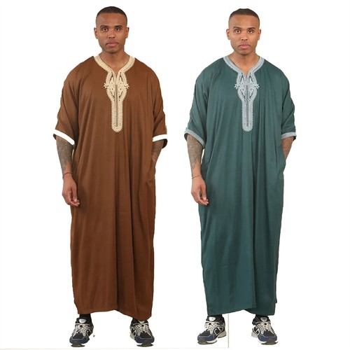 Men moroccan thobe islamic - men's,