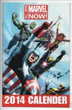 MARVEL CALENDAR 2014, New, Hulk Thor Spider-man Wolverine Allred Silver Surfer 