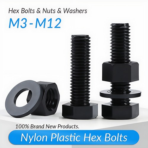 Metric nylon plastic hex - plastic,