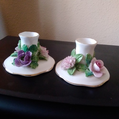 Pair staffordshire china - pair,