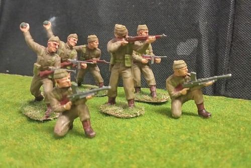 Painted airfix 54mm ww2 - airfix,