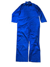 Mens Wearwell flame resistant blue boiler suit size 112R Approx 44” hardly worn