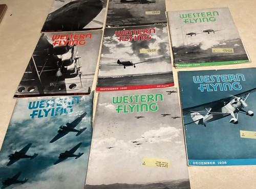 Western flying magazines lot - western,