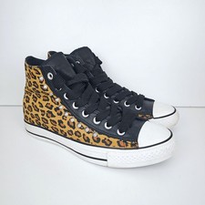 Converse UK 8 Leopard Print