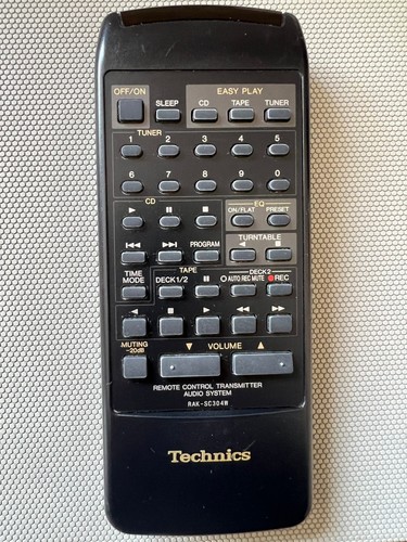 Technics rak sc304w - rak-sc304w, remote