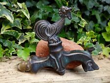 Antique Large Bronze Brass Garden Sink Wash Basin Tap with Patina Unique design 