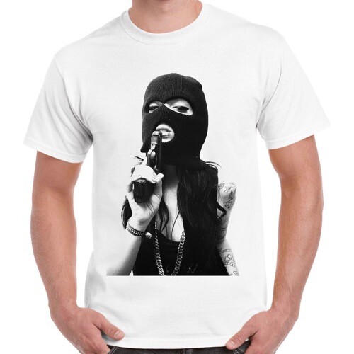 Tattoo girl gun - girl, violence