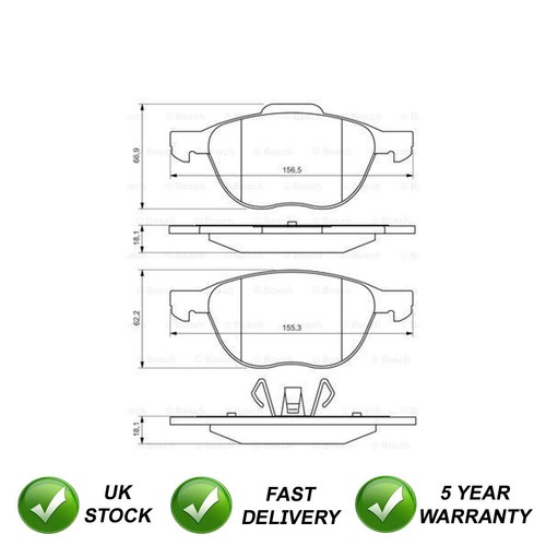 Brake pads set front sjr - pads,