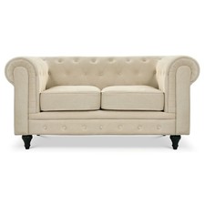 Chesterfield Sofa Suite Cream