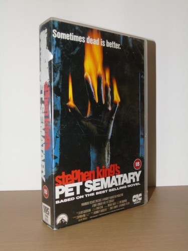 Horror vhs pet sematary - -,