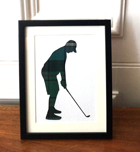 Golf artwork authentic - golf,