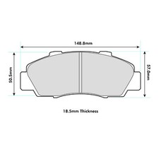 Ferodo Front DS2500 Compound