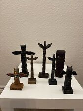 Vintage Totem Poles Canada Bundle Job Lot Rare Totem Poles