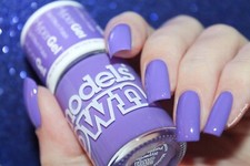 Models Own Purple Glare Hypergel Nail Varnish Polish Colour Professional Rare UK