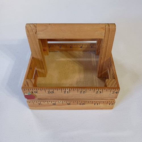 Wooden ruler box - ruler,