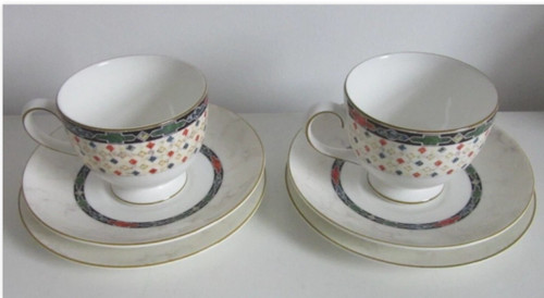 Wedgwood harlequin tea - wedgwood, set