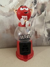 Mars Chocolate Red M&M Candy Dispenser Novelty Money Box Collectible 29cm Empty