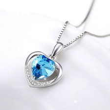 Cluster Heart Pendant Chain