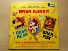 Walt Disney : Uncle Remus Stories/Brer Rabbit Bear & Fox/1970 Disneyland LP/EX-