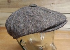 OLNEY Flat Bakerboy Newsboy Hat CP Peak Peaky Blinders Northern Manchester 57cm
