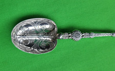 Antique Sterling Silver beautifully decorated spoon. Levi & Salaman 1901. 18.2 g