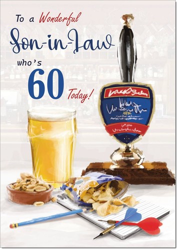 Doodlecards son law 60th - doodlecards,