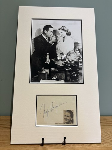Signed page ingrid - signed, bergman